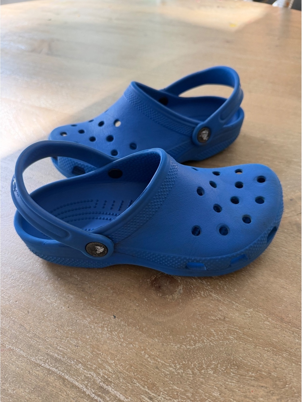 Blue Crocs Classic Clogs Kids Size 2